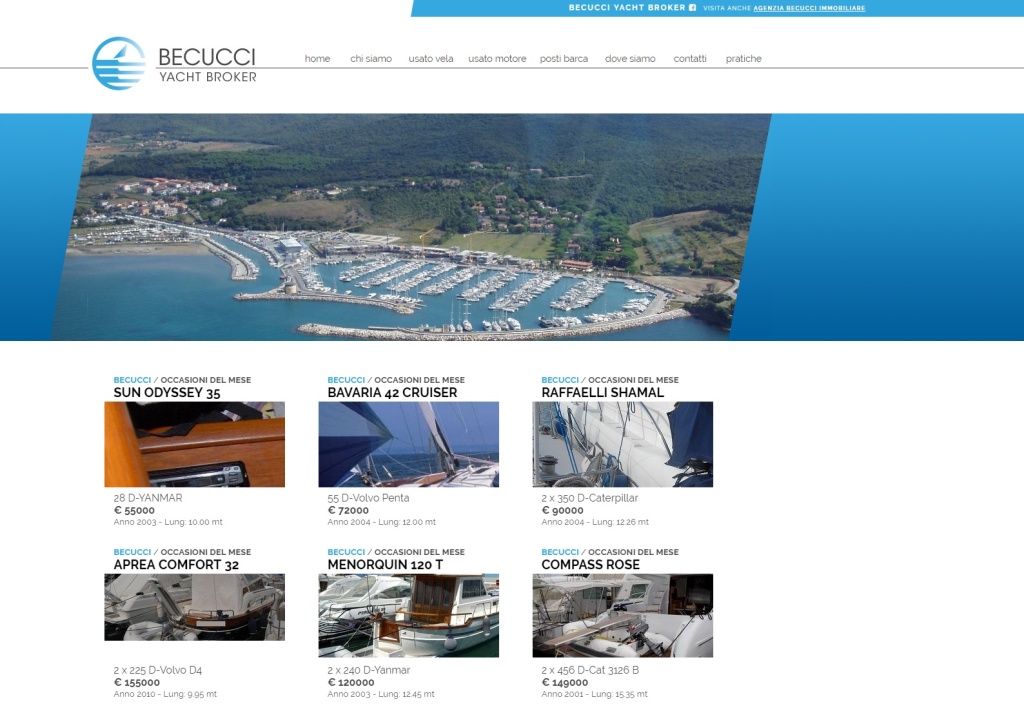 sito internet catalogo imbarcazioni